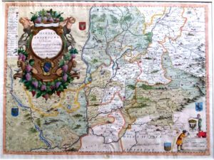 Vincenzo M. Coronelli, mapa Dolnego Śląska, wyd. Wenecja 1692 (sygnatura 8929/C/III)