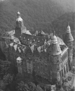 Zamek Książ (woj. dolnośląskie). Fot. Tadeusz Drankowski, 1976