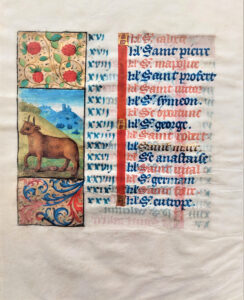 Almanac. Kalendarzyk francuski XV w.