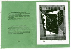 Ogólna teoria nie-uprawiania ogrodów, [Łódź, Poprzeczna Oficyna J.Wdzięczak, 1992]