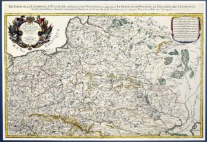 Mapa Rzeczypospolitej Nicolasa Sansona, wyd. A.-H. Jaillot Paryż 1675