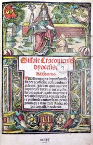 Missale Cracoviense. Kraków, J.Haller, 1515/1516