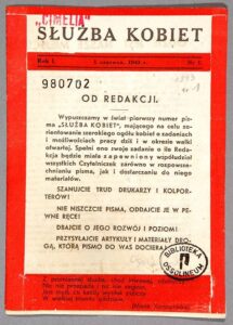 Służba Kobiet, Warszawa 1943