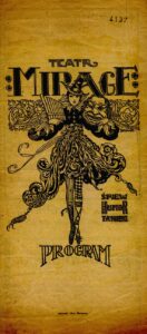 Warszawski teatr Mirage. Program 1917
